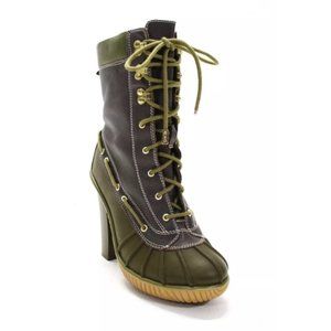 MICHAEL KORS Slicker Lace-Up Duck BOOTS Ladies size 6 M